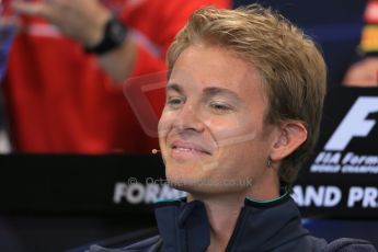 World © Octane Photographic Ltd. Wednesday 21st May 2014. Monaco - Monte Carlo - Formula 1 Drivers’ Press Conference. Nico Rosberg - Mercedes AMG Petronas. Digital Ref : 0955lb1d3149