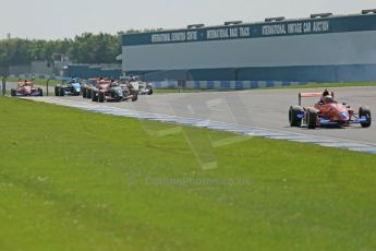 World © Octane Photographic Ltd. Protyre Formula Renault Championship. June 1st 2014. Race 2 – Castle Donington. Midfield pack. Digital Ref : 0975CB1D0653