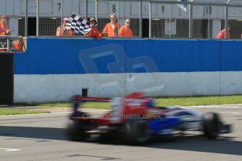 World © Octane Photographic Ltd. Protyre Formula Renault Championship. June 1st 2014.  Race 2 – Castle Donington. Pietro Fittipaldi takes the win – MGR Motorsport. Digital Ref :  0975CB1D0803