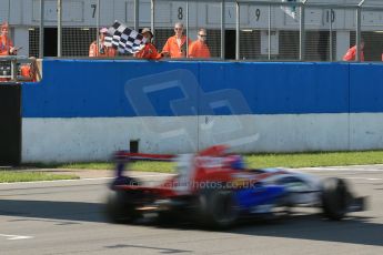 World © Octane Photographic Ltd. Protyre Formula Renault Championship. June 1st 2014. Race 2 – Castle Donington. Pietro Fittipaldi takes the win – MGR Motorsport. Digital Ref : 0975CB1D0803