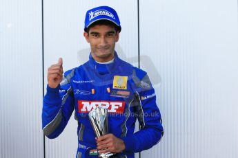 World © Octane Photographic Ltd. Protyre Formula Renault Championship. June 1st 2014. Race 2 – Castle Donington. Tarun Reddy – MGR Motorsport. Digital Ref : 0975CB1D0855