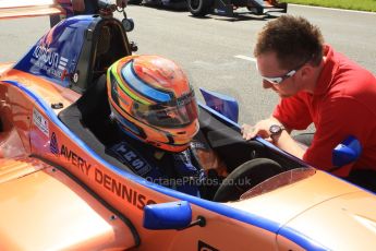 World © Octane Photographic Ltd. Protyre Formula Renault Championship. June 1st 2014.  Race 2 – Castle Donington. Travis Jordan (TJ) Fischer – Cliff Dempsey Racing. Digital Ref : 0975CB1D8904