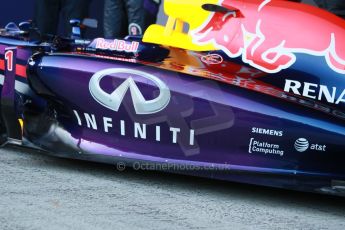 World © Octane Photographic Ltd. 2014 Formula 1 Winter Testing, Circuito de Velocidad, Jerez. Tuesday 27th January 2014. Day 1. Infiniti Red Bull Racing RB10 launch. Digital Ref: 0885cb1d9285