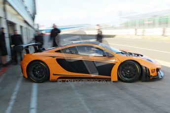 World © Octane Photographic Ltd. 21st March 2014. Silverstone - General Test Day. McLaren MP12-4C GT3. Digital Ref : 0896cb1d4007