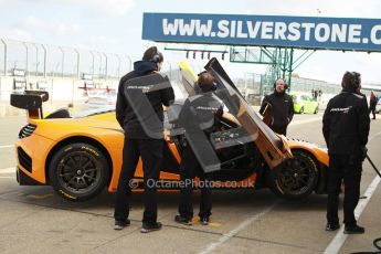 World © Octane Photographic Ltd. 21st March 2014. Silverstone - General Test Day. McLaren MP4-12C GT3. Digital Ref : 0896cb1d4101