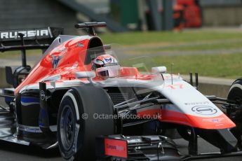 World © Octane Photographic Ltd. Tuesday 8th July 2014. British in-season Formula 1 test, Silverstone, UK. Marussia F1 Team MR03 - Jules Bianchi. Digital Ref: 1029LB1D2008
