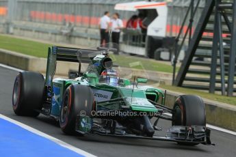 World © Octane Photographic Ltd. Tuesday 8th July 2014. British in-season Formula 1 test, Silverstone, UK. Caterham F1 Team CT05 – Will Stevens. Digital Ref: 1029LB1D2023