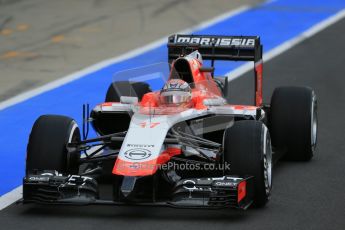 World © Octane Photographic Ltd. Tuesday 8th July 2014. British in-season Formula 1 test, Silverstone, UK. Marussia F1 Team MR03 - Jules Bianchi. Digital Ref: 1029LB1D2072
