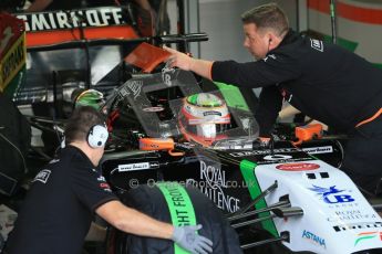 World © Octane Photographic Ltd. Tuesday 8th July 2014. British in-season Formula 1 test, Silverstone, UK. Sahara Force India VJM07 – Sergio Perez. Digital Ref: 1029LB1D2124