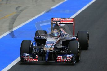 World © Octane Photographic Ltd. Tuesday 8th July 2014. British in-season Formula 1 test, Silverstone, UK. Scuderia Toro Rosso STR9 – Jean-Eric Vergne. Digital Ref: 1029LB1D2172