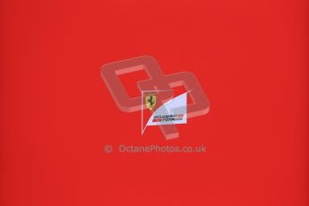 World © Octane Photographic Ltd. Tuesday 8th July 2014. British in-season Formula 1 test, Silverstone, UK. Scuderia Ferrari F14T - Ferrari logo. Digital Ref: 1029LB1D2255