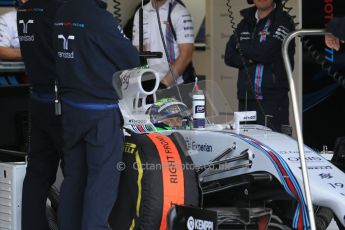 World © Octane Photographic Ltd. Tuesday 8th July 2014. British in-season Formula 1 test, Silverstone, UK. Williams Martini Racing FW36 – Felipe Massa. Digital Ref: 1029LB1D2261