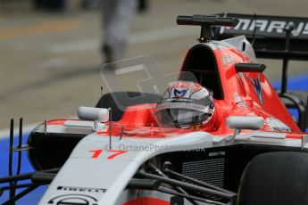 World © Octane Photographic Ltd. Tuesday 8th July 2014. British in-season Formula 1 test, Silverstone, UK. Marussia F1 Team MR03 - Jules Bianchi. Digital Ref: 1029LB1D2287
