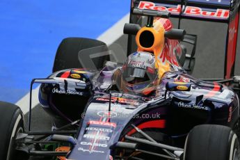 World © Octane Photographic Ltd. Tuesday 8th July 2014. British in-season Formula 1 test, Silverstone, UK. Infiniti Red Bull Racing RB10 – Daniel Ricciardo. Digital Ref: