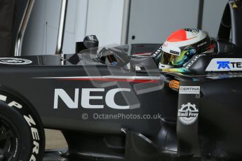 World © Octane Photographic Ltd. Tuesday 8th July 2014. British in-season Formula 1 test, Silverstone, UK. Sauber C33 – Adrian Sutil. Digital Ref: 1029LB1D2467