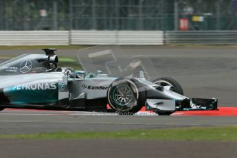 World © Octane Photographic Ltd. Tuesday 8th July 2014. British in-season Formula 1 test, Silverstone, UK. Mercedes AMG Petronas F1 W05 Hybrid - Nico Rosberg. Digital Ref: 1029LB1D2579