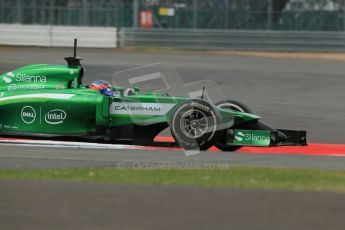 World © Octane Photographic Ltd. Tuesday 8th July 2014. British in-season Formula 1 test, Silverstone, UK. Caterham F1 Team CT05 – Will Stevens. Digital Ref: 1029LB1D2590