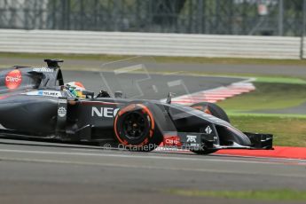 World © Octane Photographic Ltd. Tuesday 8th July 2014. British in-season Formula 1 test, Silverstone, UK. Sauber C33 – Adrian Sutil. Digital Ref: 1029LB1D2597