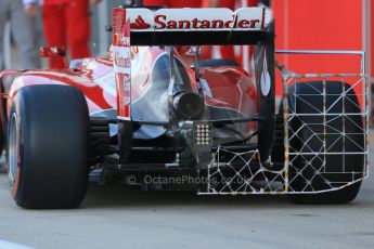 World © Octane Photographic Ltd. Wednesday 9th July 2014. British in-season Formula 1 test, Silverstone, UK. Scuderia Ferrari F14T – Technical details. Digital Ref: 1030LB1D2728