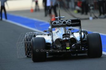 World © Octane Photographic Ltd. Wednesday 9th July 2014. British in-season Formula 1 test, Silverstone, UK. McLaren Mercedes MP4/29 – Technical details. Digital Ref: 1030LB1D2778