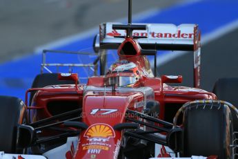 World © Octane Photographic Ltd. Wednesday 9th July 2014. British in-season Formula 1 test, Silverstone, UK. Scuderia Ferrari F14T – Jules Bianchi. Digital Ref: 1030LB1D2818
