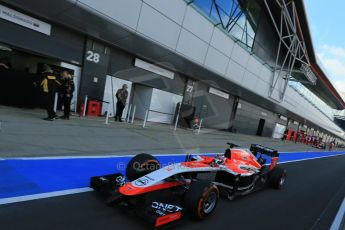 World © Octane Photographic Ltd. Wednesday 9th July 2014. British in-season Formula 1 test, Silverstone, UK. Marussia F1 Team MR03 – Max Chilton. Digital Ref: 1030LB1D2839