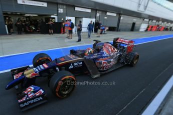 World © Octane Photographic Ltd. Wednesday 9th July 2014. British in-season Formula 1 test, Silverstone, UK. Scuderia Toro Rosso STR9 – Daniil Kvyat. Digital Ref: 1030LB1D2861