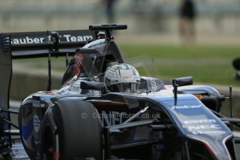 World © Octane Photographic Ltd. Wednesday 9th July 2014. British in-season Formula 1 test, Silverstone, UK. Sauber C33 – Giedo van der Garde. Digital Ref: 1030LB1D2912
