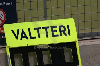 World © Octane Photographic Ltd. Wednesday 9th July 2014. British in-season Formula 1 test, Silverstone, UK. Williams Martini Racing FW36 – Valtteri Bottas pit board. Digital Ref: 1030LB1D2959