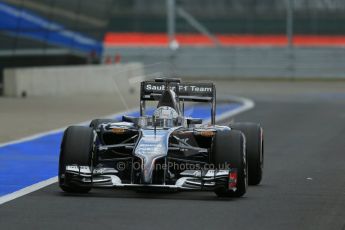 World © Octane Photographic Ltd. Wednesday 9th July 2014. British in-season Formula 1 test, Silverstone, UK. Sauber C33 – Giedo van der Garde. Digital Ref: 1030LB1D2966