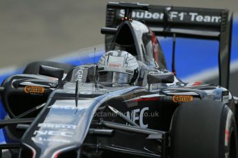 World © Octane Photographic Ltd. Wednesday 9th July 2014. British in-season Formula 1 test, Silverstone, UK. Sauber C33 – Giedo van der Garde. Digital Ref: 1030LB1D2975