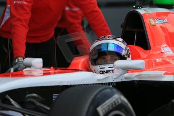 World © Octane Photographic Ltd. Wednesday 9th July 2014. British in-season Formula 1 test, Silverstone, UK. Marussia F1 Team MR03 – Max Chilton. Digital Ref: 1030LB1D2985