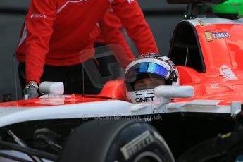 World © Octane Photographic Ltd. Wednesday 9th July 2014. British in-season Formula 1 test, Silverstone, UK. Marussia F1 Team MR03 – Max Chilton. Digital Ref: 1030LB1D2989