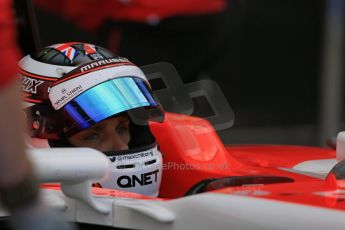 World © Octane Photographic Ltd. Wednesday 9th July 2014. British in-season Formula 1 test, Silverstone, UK. Marussia F1 Team MR03 – Max Chilton. Digital Ref: 1030LB1D2995