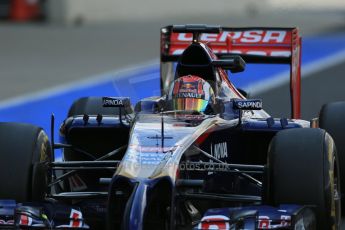 World © Octane Photographic Ltd. Wednesday 9th July 2014. British in-season Formula 1 test, Silverstone, UK. Scuderia Toro Rosso STR9 – Daniil Kvyat. Digital Ref: 1030LB1D3013