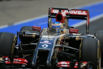 World © Octane Photographic Ltd. Wednesday 9th July 2014. British in-season Formula 1 test, Silverstone, UK. Lotus F1 Team E22 – Charles Pic. Digital Ref: 1030LB1D3093