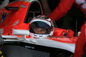 World © Octane Photographic Ltd. Wednesday 9th July 2014. British in-season Formula 1 test, Silverstone, UK. Marussia F1 Team MR03 – Max Chilton. Digital Ref: 1030LB1D3135