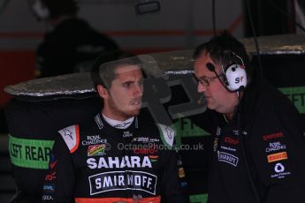 World © Octane Photographic Ltd. Wednesday 9th July 2014. British in-season Formula 1 test, Silverstone, UK. Sahara Force India VJM07 – Daniel Juncadella. Digital Ref: 1030LB1D3166