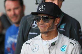 World © Octane Photographic Ltd. Wednesday 9th July 2014. British in-season Formula 1 test, Silverstone, UK. Mercedes AMG Petronas F1 W05 Hybrid – Lewis Hamilton. Digital Ref: 1030LB1D3220