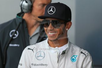 World © Octane Photographic Ltd. Wednesday 9th July 2014. British in-season Formula 1 test, Silverstone, UK. Mercedes AMG Petronas F1 W05 Hybrid – Lewis Hamilton. Digital Ref: 1030LB1D3225