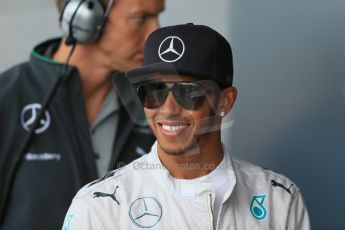 World © Octane Photographic Ltd. Wednesday 9th July 2014. British in-season Formula 1 test, Silverstone, UK. Mercedes AMG Petronas F1 W05 Hybrid – Lewis Hamilton. Digital Ref: 1030LB1D3229