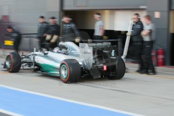World © Octane Photographic Ltd. Wednesday 9th July 2014. British in-season Formula 1 test, Silverstone, UK. Mercedes AMG Petronas F1 W05 Hybrid – Lewis Hamilton. Digital Ref: 1030LB1D3737