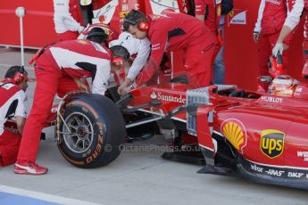 World © Octane Photographic Ltd. Wednesday 9th July 2014. British in-season Formula 1 test, Silverstone, UK. Scuderia Ferrari F14T – Technical details. Digital Ref: 1030LB1D3764