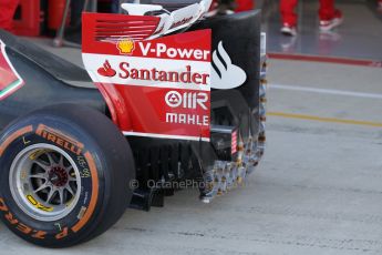 World © Octane Photographic Ltd. Wednesday 9th July 2014. British in-season Formula 1 test, Silverstone, UK. Scuderia Ferrari F14T – Technical details. Digital Ref: 1030LB1D3767