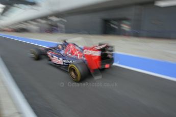 World © Octane Photographic Ltd. Wednesday 9th July 2014. British in-season Formula 1 test, Silverstone, UK. Scuderia Toro Rosso STR9 – Daniil Kvyat. Digital Ref: 1030LB1D3925