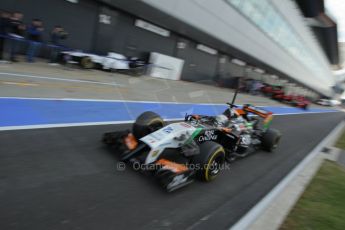 World © Octane Photographic Ltd. Wednesday 9th July 2014. British in-season Formula 1 test, Silverstone, UK. Sahara Force India VJM07 – Daniel Juncadella. Digital Ref: 1030LB1D3935