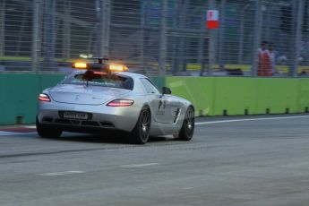 World © Octane Photographic Ltd. Friday 19th September 2014, Singapore Grand Prix, Marina Bay. - Formula 1 Practice 1. Mercedes SLS AMG GT Safety car. Digital Ref: