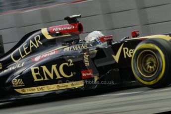 World © Octane Photographic Ltd. Friday 19th September 2014, Singapore Grand Prix, Marina Bay. - Formula 1 Practice 1. Lotus F1 Team E22 - Romain Grosjean. Digital Ref: