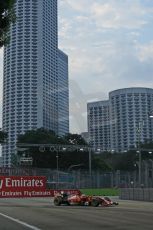 World © Octane Photographic Ltd. Friday 19th September 2014, Singapore Grand Prix, Marina Bay. - Formula 1 Practice 1. Scuderia Ferrari F14T - Fernando Alonso. Digital Ref: