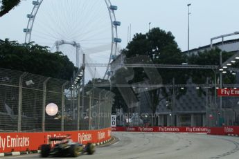 World © Octane Photographic Ltd. Friday 19th September 2014, Singapore Grand Prix, Marina Bay. - Formula 1 Practice 1. Lotus F1 Team E22 - Romain Grosjean. Digital Ref: